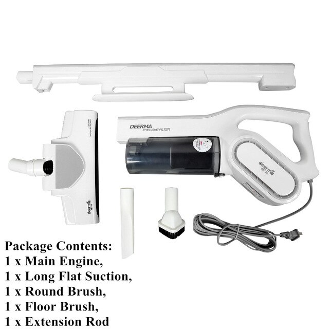 Deerma 2-In-1 Handheld Vacuum Cleaner Large Capacity Low Noise Triple Filter Vertical Home Dust Collector Cleaning Machine DX700: Default Title