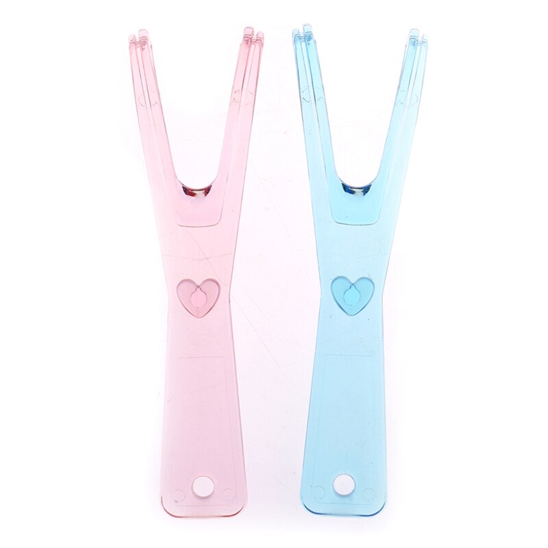 1Pc Dental Floss Holder Aid Oral Picks Teeth Care Interdental Convenient Durable Teeth Cleaning Random color