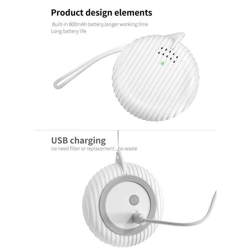 Mini Portable USB Air Purifier Ozone Generator Cleaner to Remove Smell for Home Car Fridge