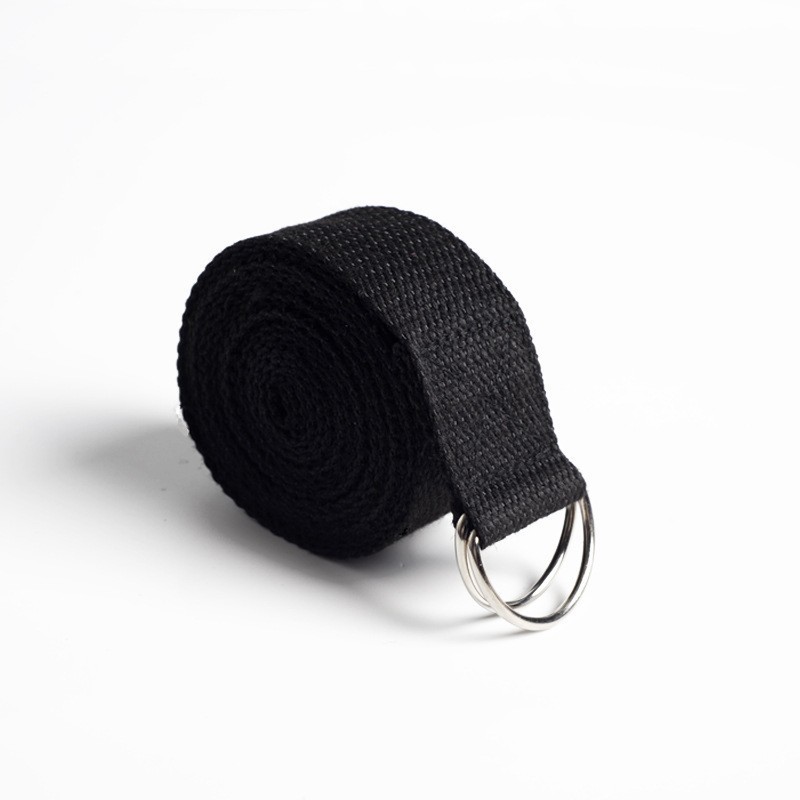 Yoga Stretch Riem Multi-Colors Fitness Gymkoord Voor Yoga Pilates Balletdans Figuur Vorm Been Stretchband Yoga Riem: GRIJS