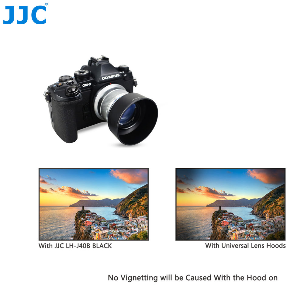 JJC 可逆バヨネットカメラレンズオリンパス M。 ZUIKO DIGITAL 45 ミリメートル 1:1。 8 レンズ/M4518 置き換えオリンパス LH-40B