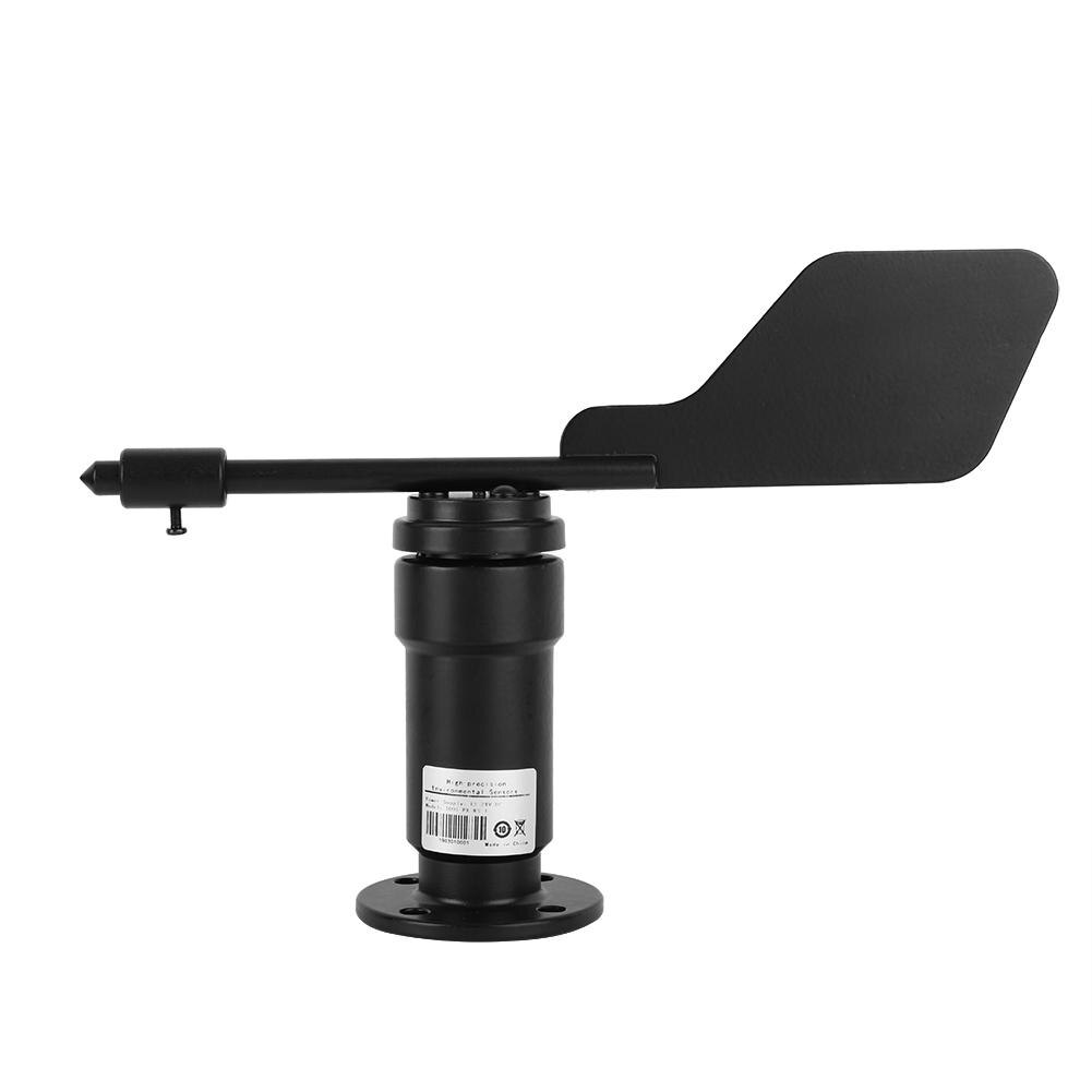 High Accuracy Wind Speed Sensor Garden Signal Output Aluminum Alloy Wind Direction Sensor Wind Vane Measuring Instrument 0-360°