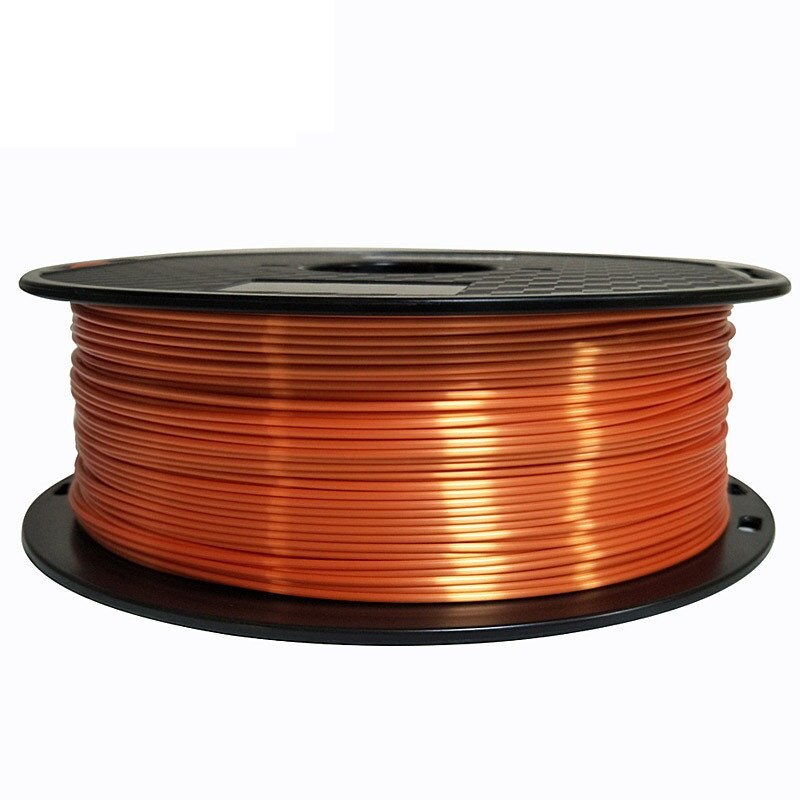 Soie pla Orange 3d imprimante Filament 1.75mm 500g soyeux brillance brillant 3D impression matériel métal sensation soie impression Filament