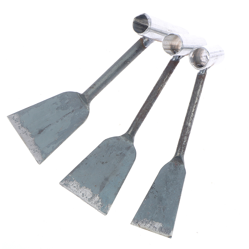 1pcs All-Steel Hoe Flat-head Shovel Planting Vegetables Farm Agriculture Garden Flowers Weeding Tool Garden Accessories