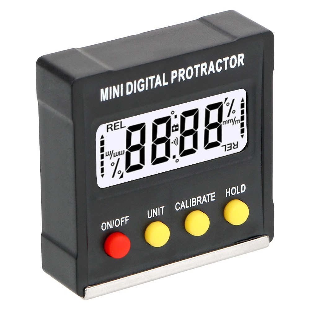 360 Degree Mini Digital Protractor Inclinometer Magnetic Base Digital Angle Finder Bevel Box Electronic Level Box