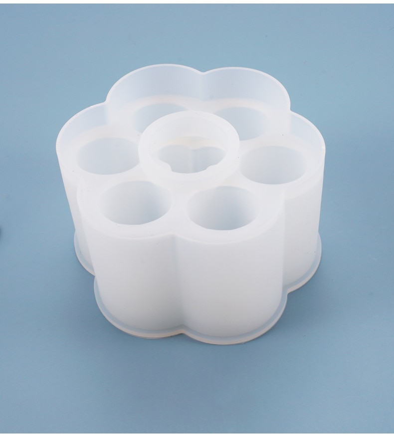 Opbergdoos voor lippenstift, diy harsmal, gedroogde bloemen van siliconen, decoratieve knutselmaterialen van epoxyhars, sieraden en cosmetica.