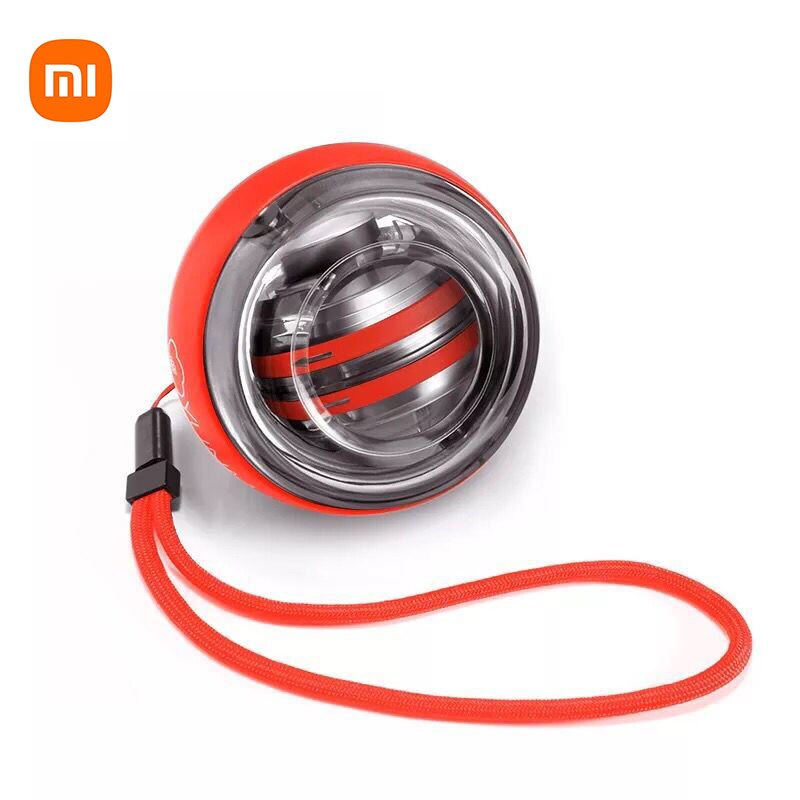 MI Yunmai-Bola LED para la muñeca, Super giroscopio Powerball, giroscopio de arranque automático, entrenador de fuerza de brazo, relajación muscular, equipos de gimnasia: Red Ball