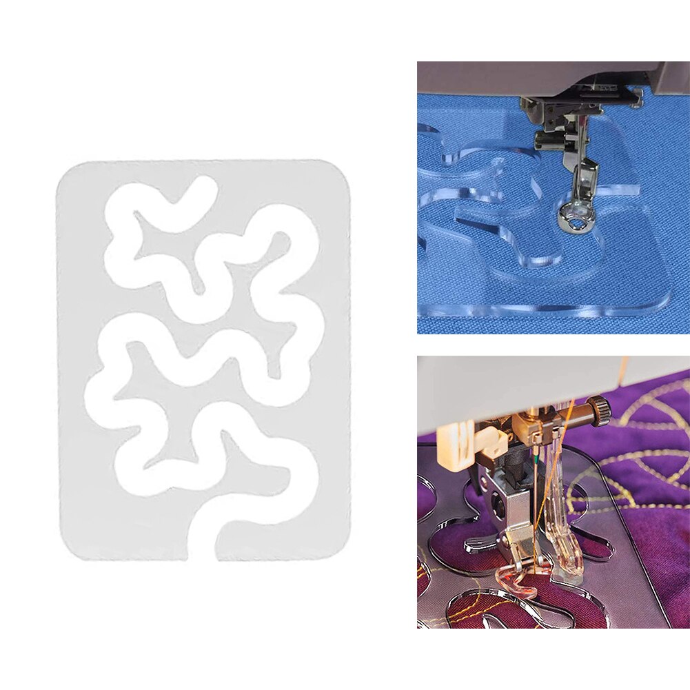 Quilting Templates Meander Quilting Rulers Templates Multi-functional Household Acrylic Sewing Ruler For Sewing Quilting Craft