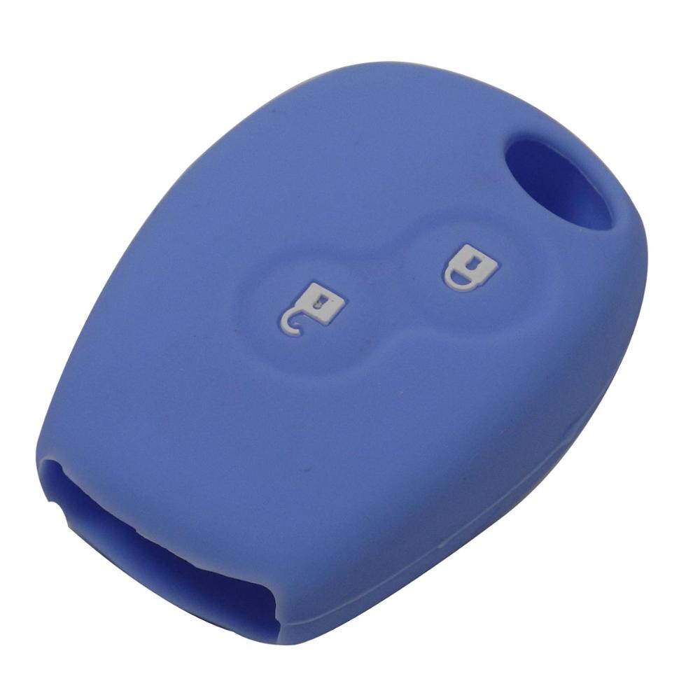 Funda de llave de control remoto para coche de goma de silicona con 2 botones para Renault Kangoo DACIA Scenic medane Sandero capture Twingo Modus