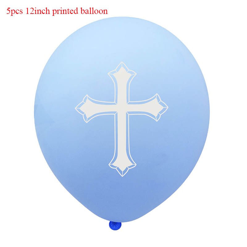 Ballon Pasen Bless Cross Pasen Ballonnen Party Pasen Decoratie Ballon Doop Gevorkte Heilige Communie Gunsten Christen Deco XN: Easter baloes