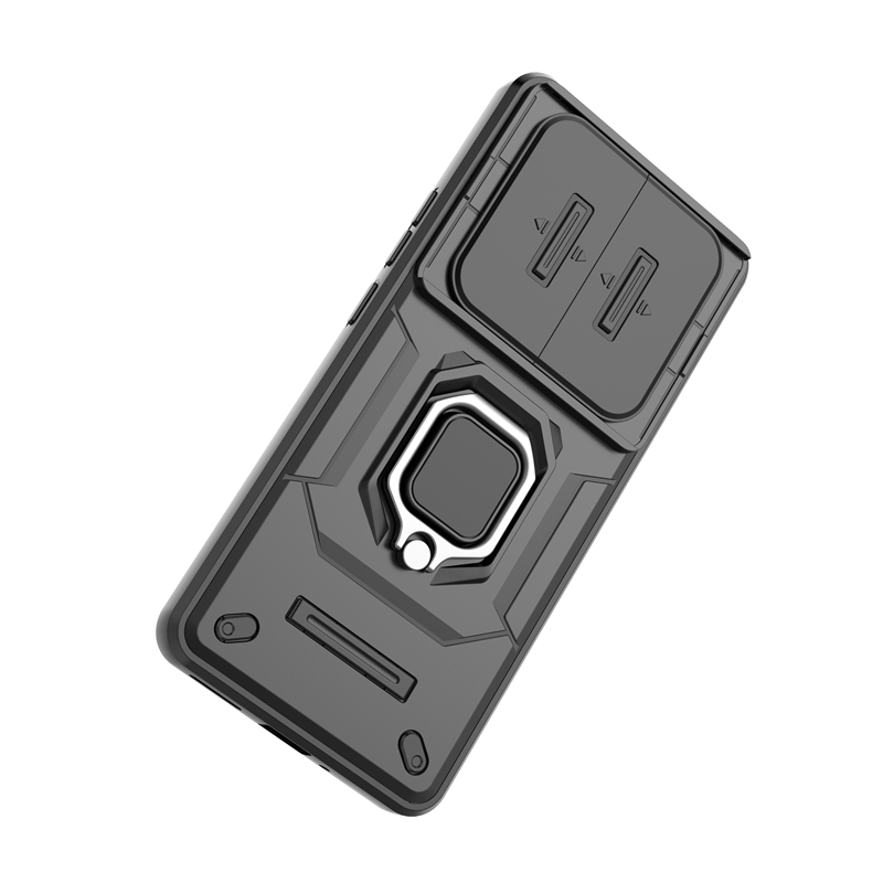 Pansercover til xiaomi redmi note 14 pro 4g pro + 5g etui med magnetisk ring og beskyttelsesfilm til redmi note 14 pro plus linsekapsel