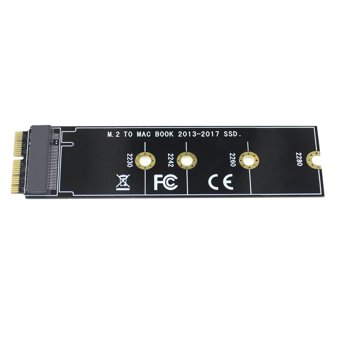 M key M.2 for NGFF PCIe AHCI M2 SSD Adapter Card for 2230-2280 Adapter For MACBOOK Air A1465 A1466 Pro A1398
