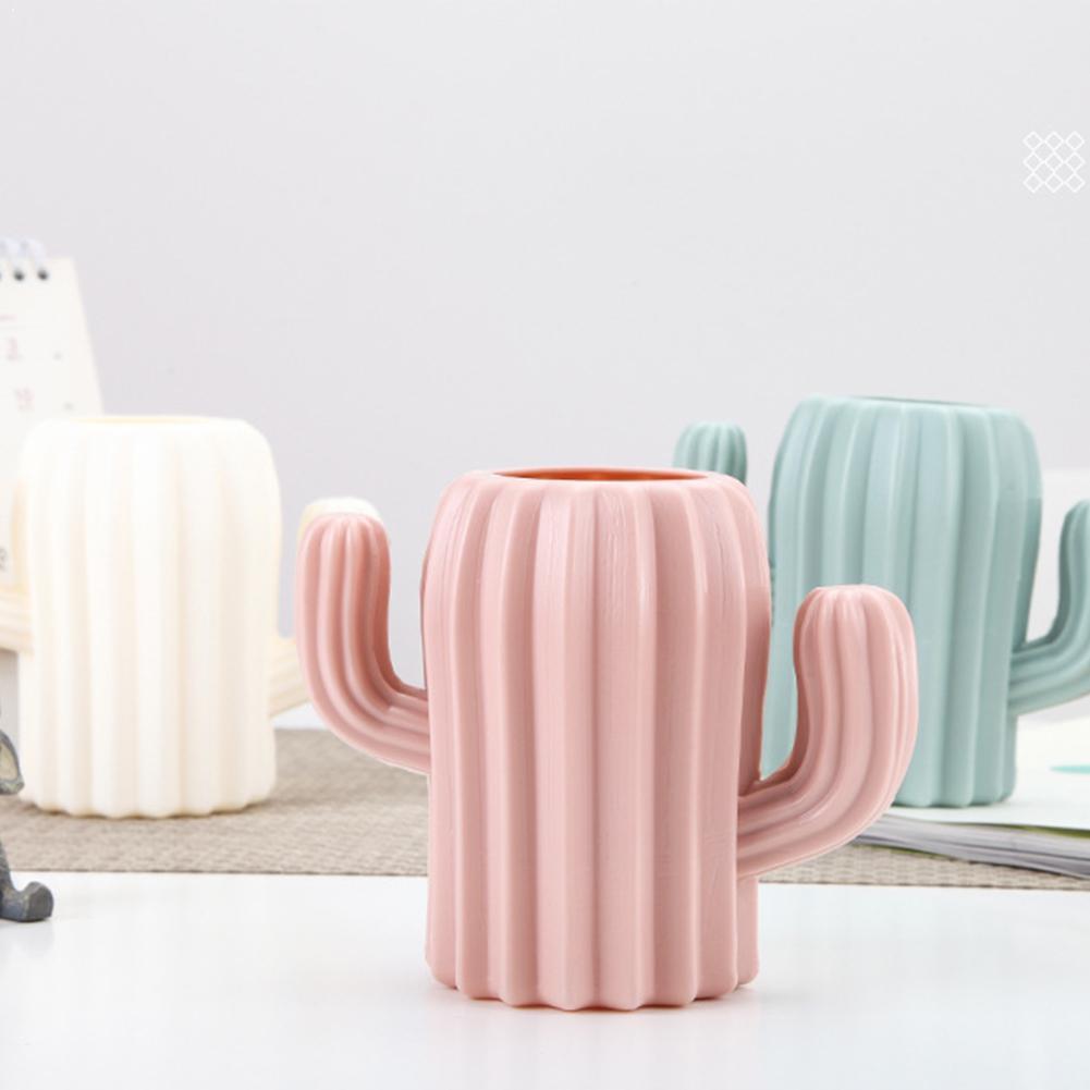 Creat Cactus Desktop Organizer Pen Holder For Desktop Office Cute Pencil Holder Organizer Desk School Accessories