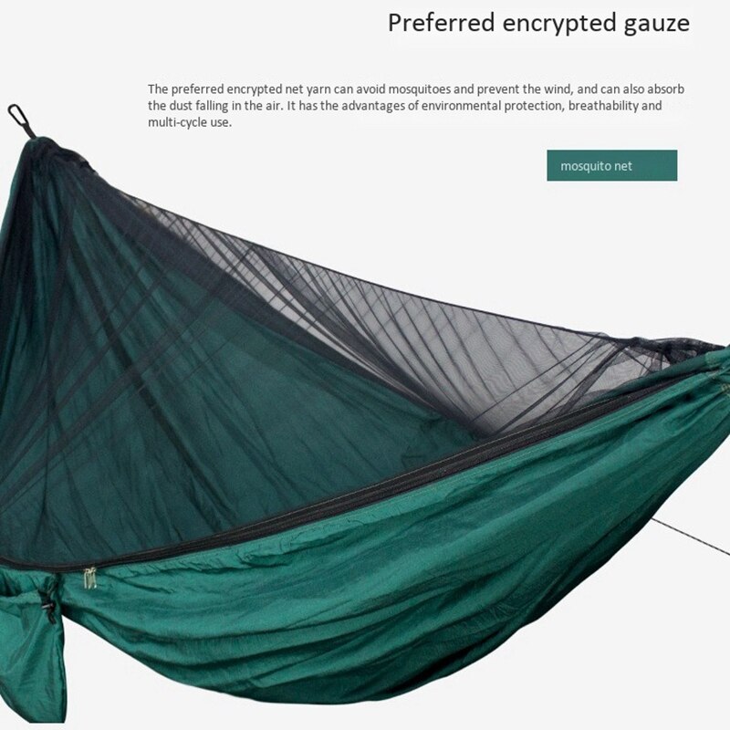 Portable Mosquito Net High Strength Hammock with Mosquito Net Sleeping Hammock High Strength Outdoor Camping Hammock