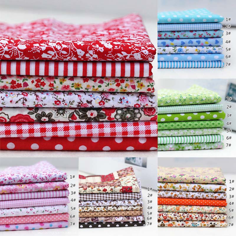 gemischt Stil Baumwolle Stoff Gedruckt Tuch NäHenne Quilten Stoff Patchwork Hand Druck Hause Liefert DIY Handgemachte Accessoires
