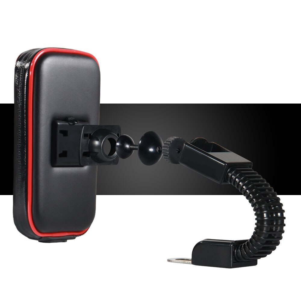 Herobiker mobiltelefon holder motorcykel cykel mount beslag stand holder til telefon vandtæt etui taske til iphone 6/7 samsung