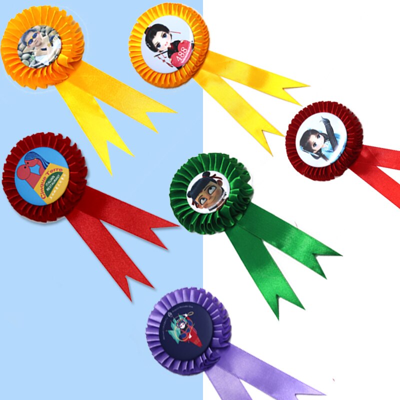 Newset 2 1/4 58 rosetón mm botón cinta de identificación insignia Material conjunto