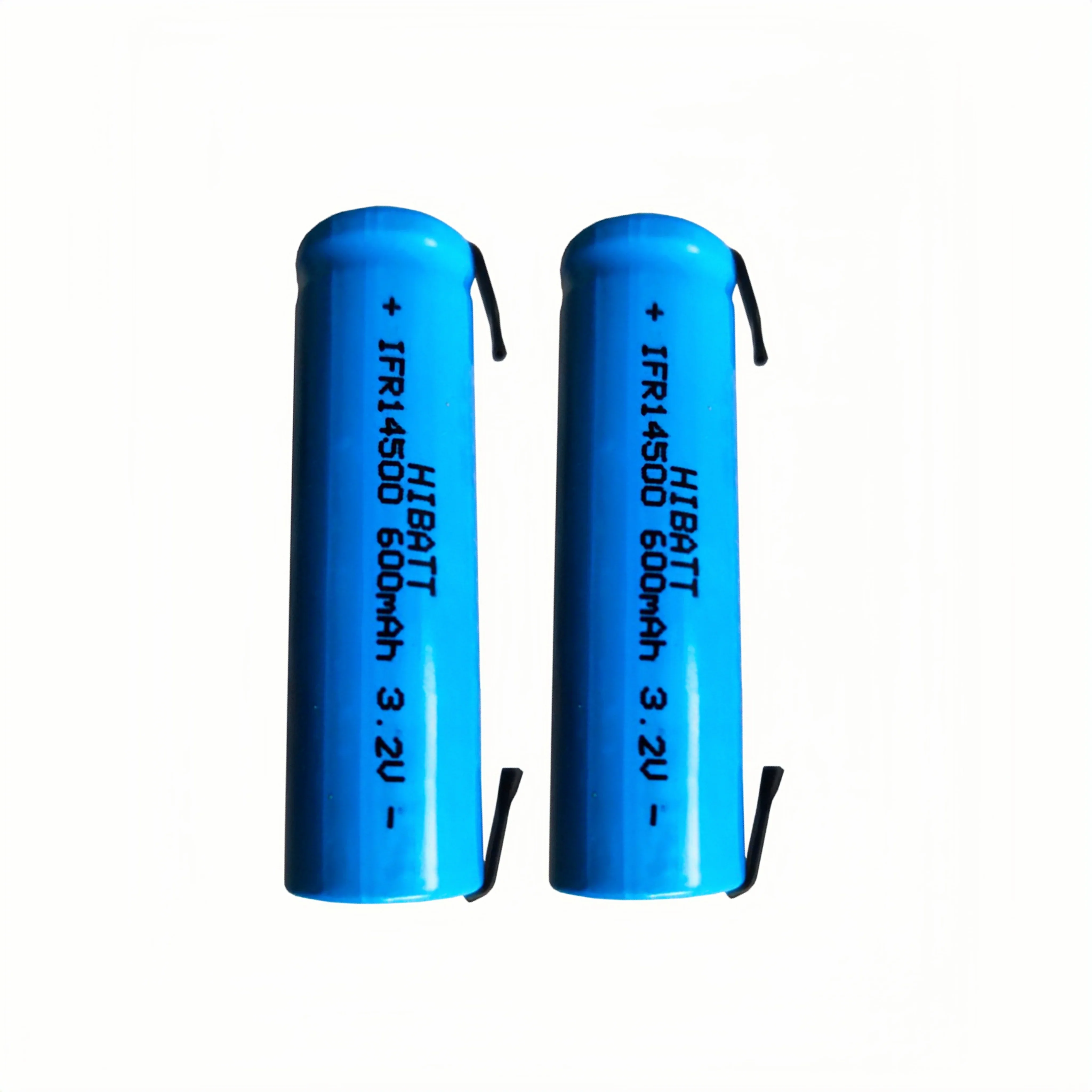 14500 LiFePO4-Akku 3,2 V 600 mAh mit Lötfahnen für Türklingel, Rasierer, Radio, Maus, elektrische Zahnbürste, Taschenlampe, Mikrofon, Spielzeug