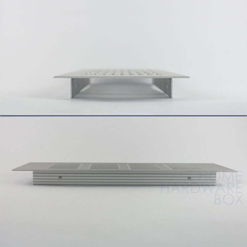 200x80mm aluminum air vent cover louver air ventilation panel shoes cabinet rectangle