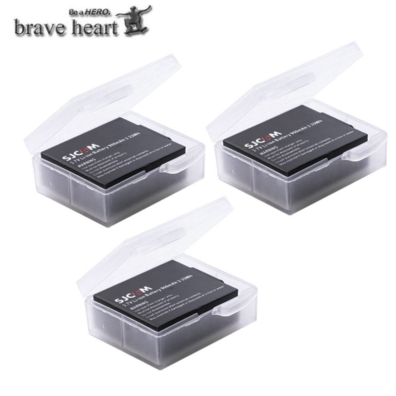 cargador USB Dual SJCAM sj4000 + sj 4000 sj 5000 sj 6000 para cámara sj4000 sj5000 sj6000 sj7000 SJ8000 SJ M10 original: 3battery