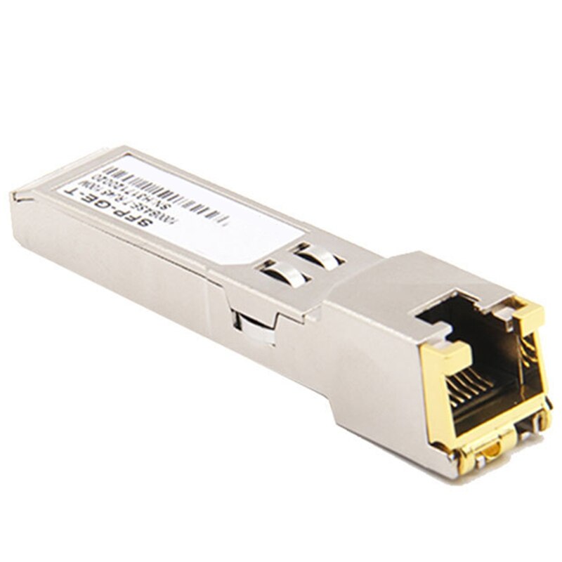 SFP Modulo RJ45 Interruttore Gbic 10/100/1000 Connettore SFP In Rame RJ45 Modulo SFP Gigabit Ethernet Porta