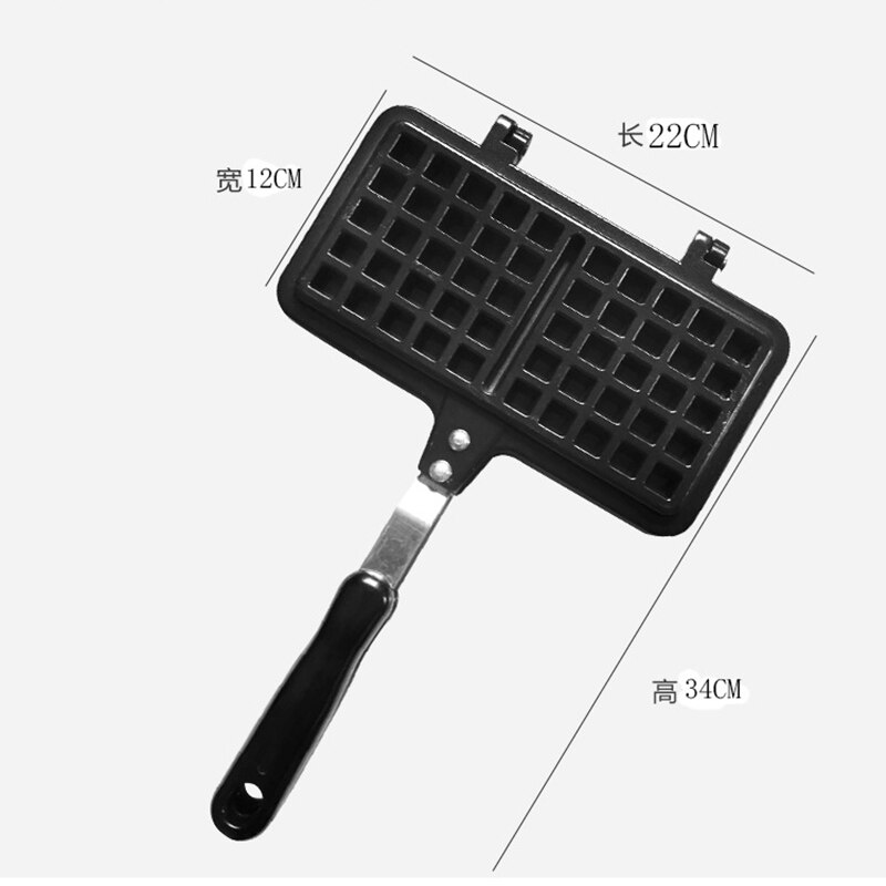 Waffle Maker Machine DIY Non-Stick Metal Pan Cake Oven Fish-Shaped Heat-Resistant Breakfast Machine Household Kitchen Tools