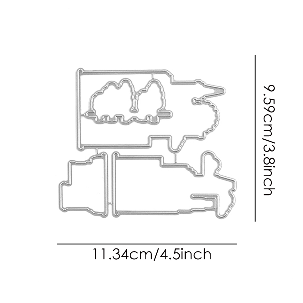Een Warme Welkomststempel En Cutting Dies Wegwijzer Duidelijke Stempels Voor Diy Scrapbooking Decoratie Papier Ambachtelijke Albumkaarten Maken