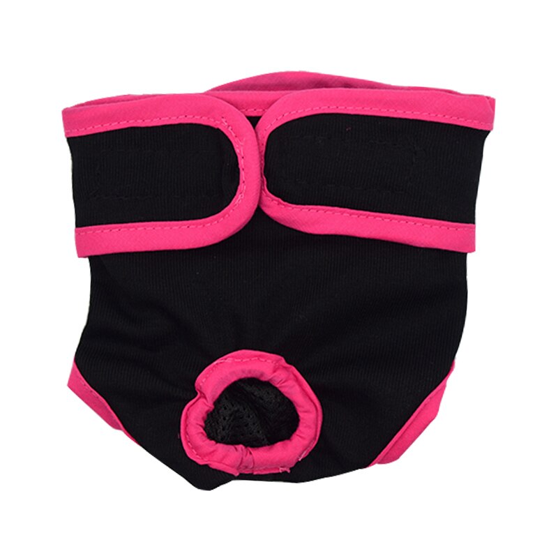 Haustier Weibliche Hund Physiologischen Hosen Sanitär Windel Waschbar Menstruation Unterwäsche Slip Für Kleine Mittel Mädchen Hunde kurze Hose: Schwarz / M