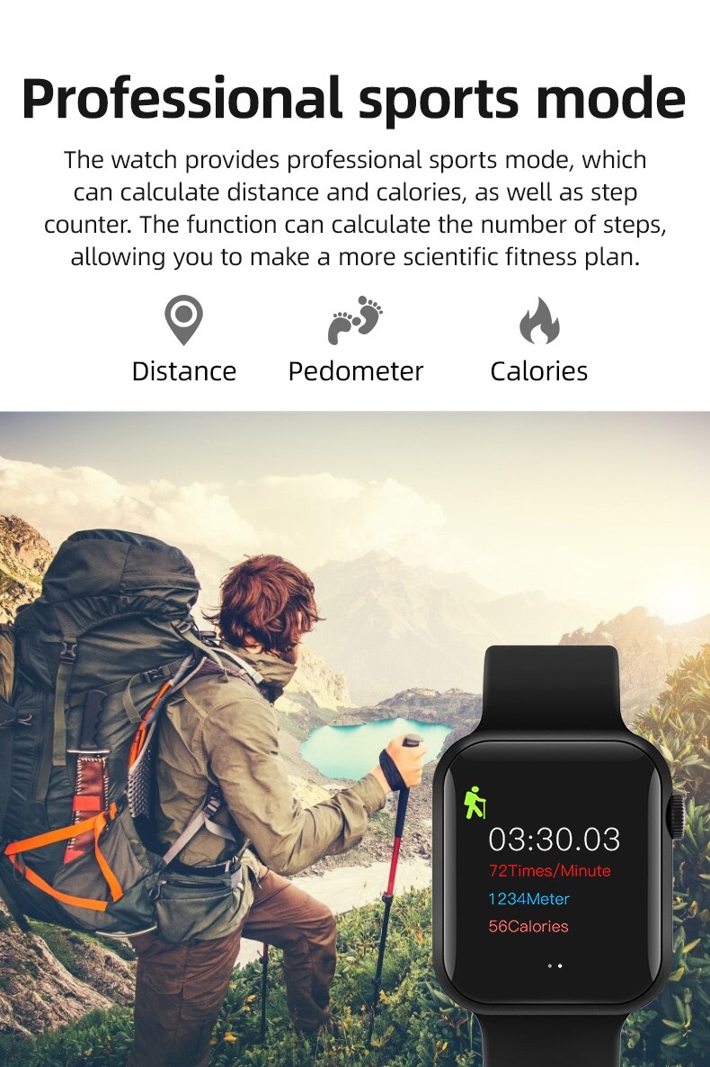 T500 Plus Smart Horloge Bluetooth Call Music Smartwatch Fitness Tracker Hartslag Gezondheid Monitoring Wearable Apparaten Klokken Uur
