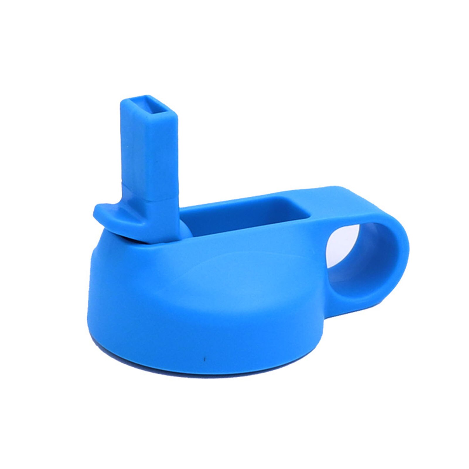 Vacuüm waterfles rietje deksel voor hydro-flask rietje klapdeksel 12 16 18 20 32 40 64oz brede mond waterfles stevige deksel: Blauw