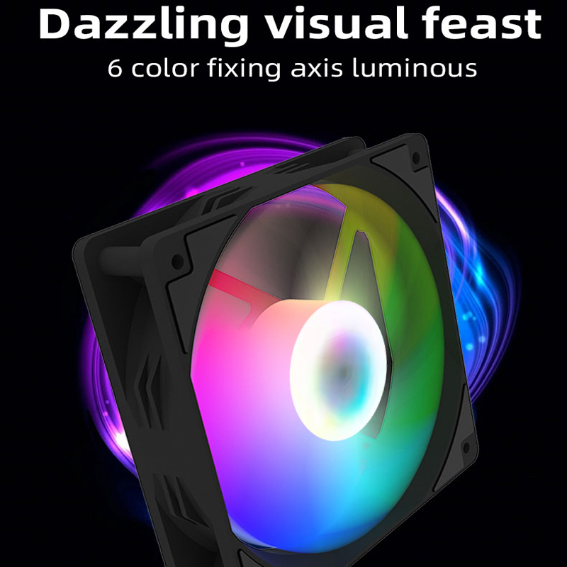 12v kjølevifter 12cm datamaskin rgb-vifter luftkjøler