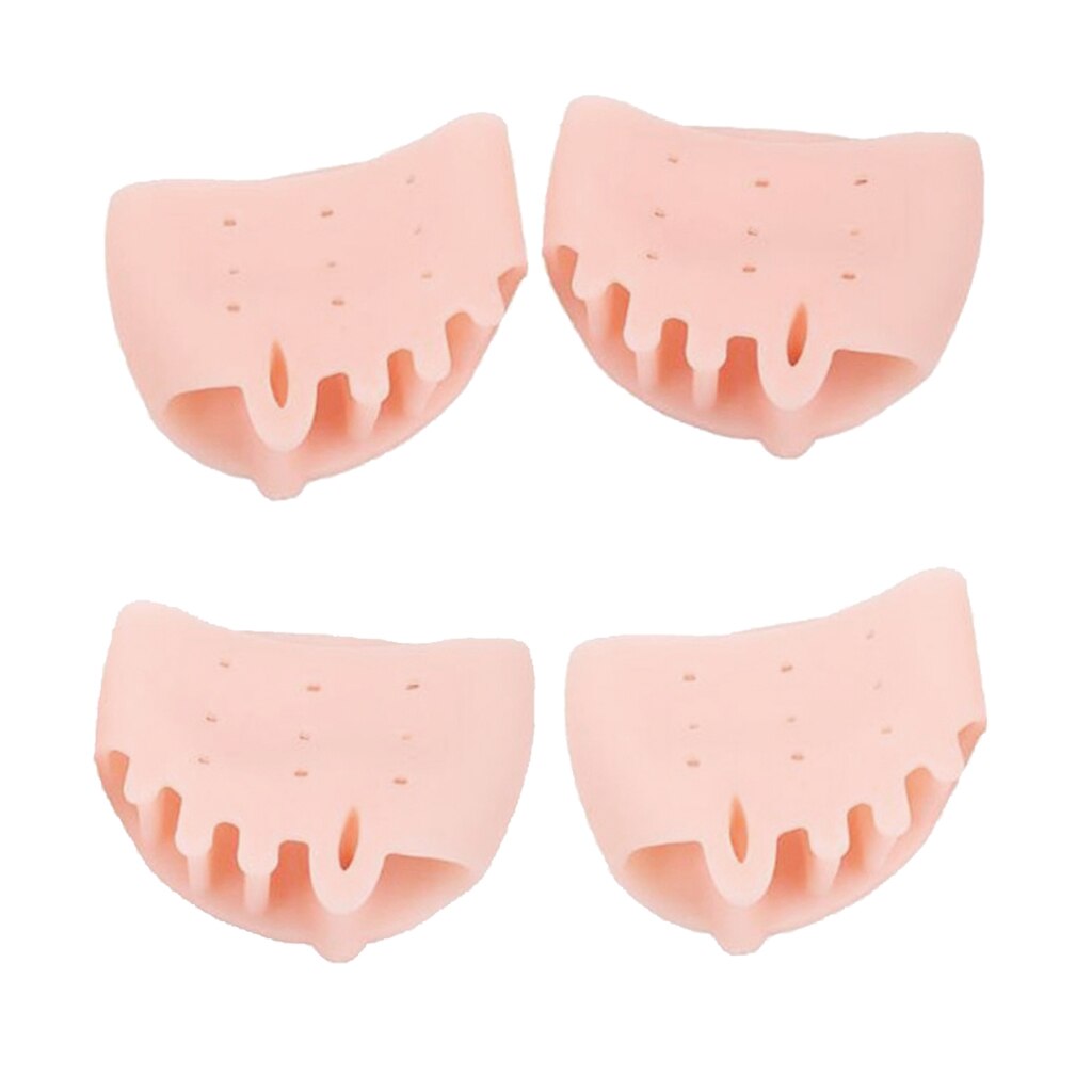 4Pcs Gel Hallux Valgus Corrector Orthotic Bone Toe Separators Pad