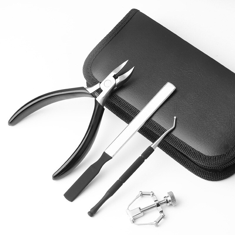 4Pcs/set Pedicure Tools Ingrown Toenail Tools Kit Nail Care Ingrown Toenail Removal Correction Clippers Foot Care