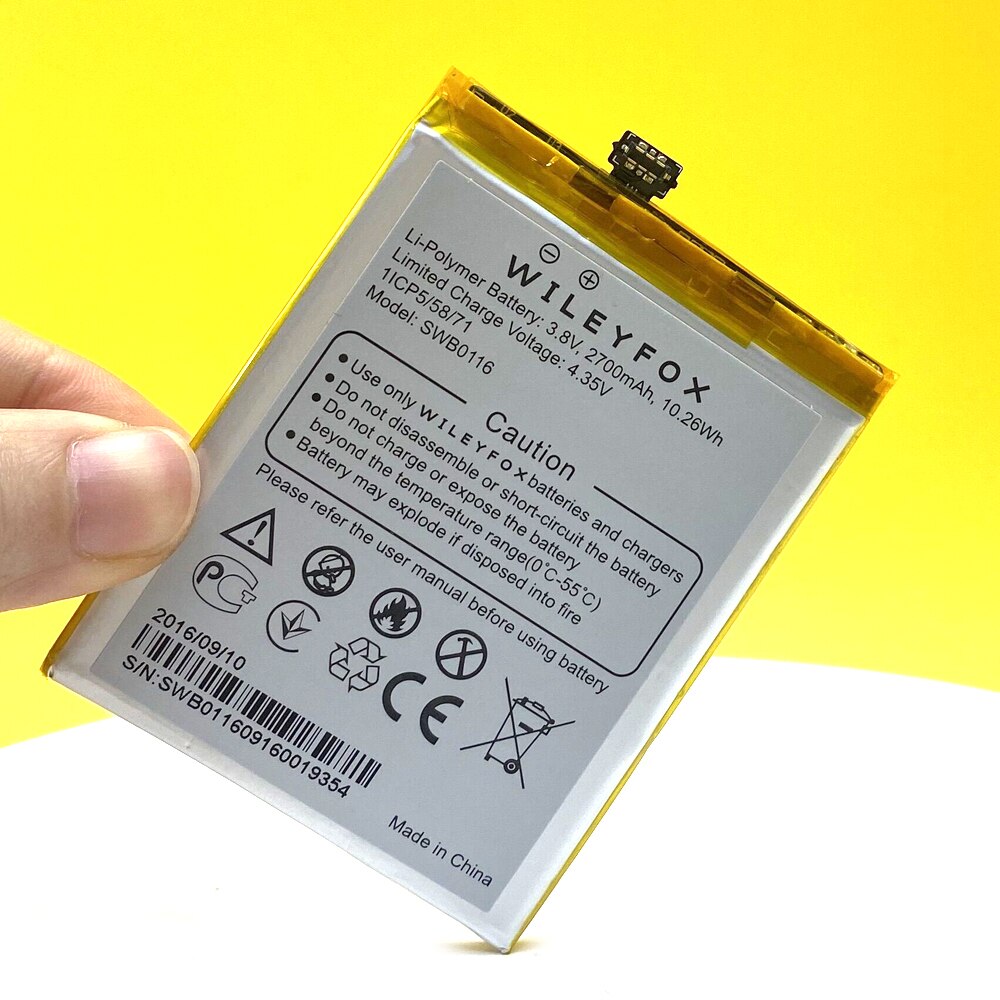 Original 2700mAh Battery For Wileyfox Swift 2 / 2 Plus SWB0116 Phone In Stock Battery