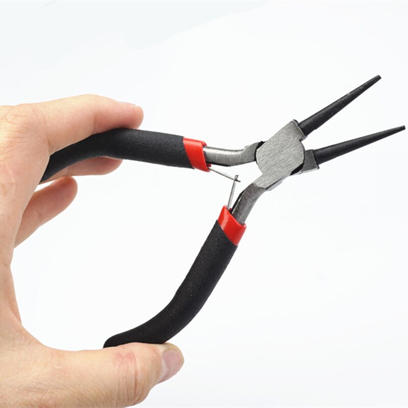 Biżuteria szczypce, narzędzia i sprzęt zestaw długa igła okrągły nos krajalnica szczypce do tworzenia biżuterii akcesoria do rękodzieła HK043