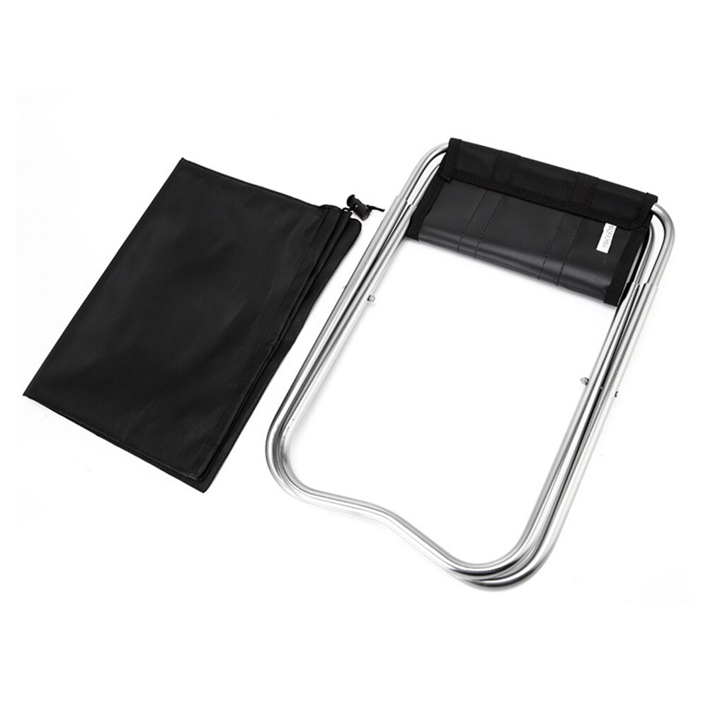 Ultralight Outdoor 7075 Aluminum Alloy Foldable Chair Fishing Seat Camping Picnic BBQ Garden Chair Fishing Square Stool