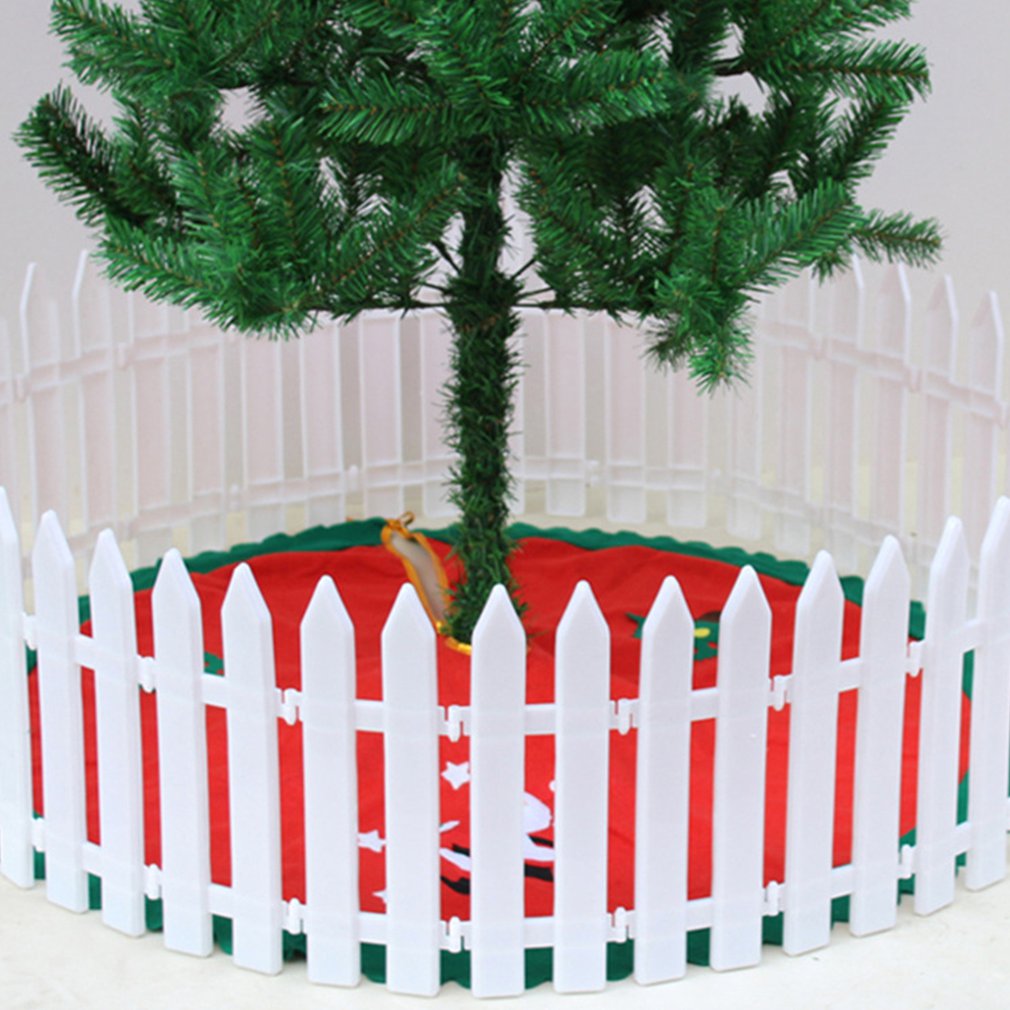 Kerst Decoratieve Hek Plastic Hotel Mode Kerstboom Hek 1 Pcs Platteland Mooie Plastic Hek