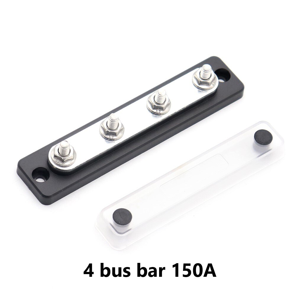 Bus Bar Power Distribution Block Terminal Block Automotive Truck Marine Vehicle with Clear Transparent Cover RV 48V 100 150 Amp: 04