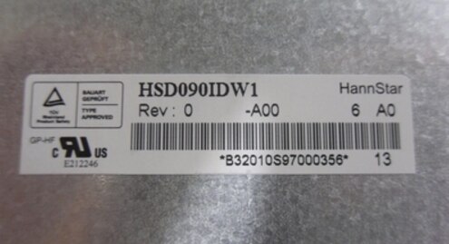 Pantalla LCD Original de 9 pulgadas para coche, HSD090IDW1-A00, DVD, HSD090IDW1,