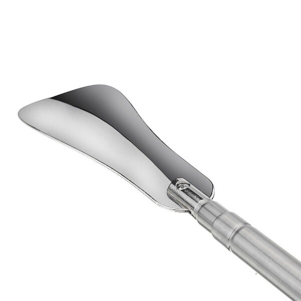 Skohandtag med lång handtag flexibelt silver rostfritt stål skohorn stick skolyftare verktyg skedsked verktyg 30.5-64cm