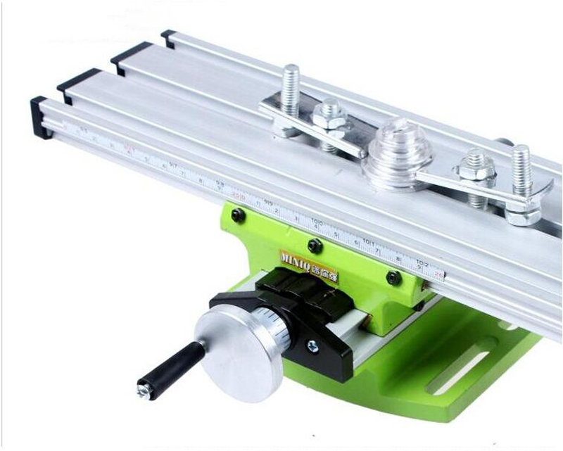 Multi-Functional Cross Working Table Mini Sliding Table Support for Drilling Milling Machine Bench Drill Stent Tools BG6300