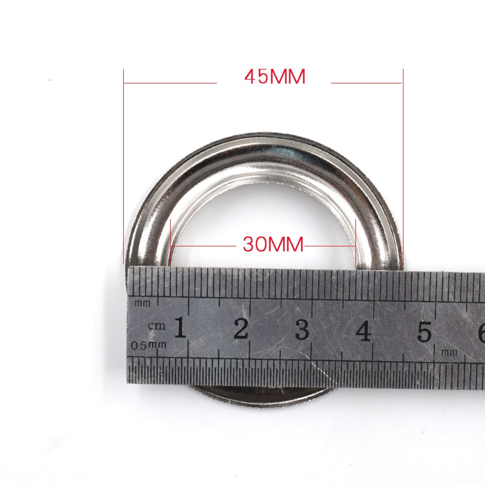 Œillets métalliques de 30mm, 30 pièces, trous de Ventilation, œillets métalliques argentés, tissu de canopée, trou de corde, vêtements et accessoires