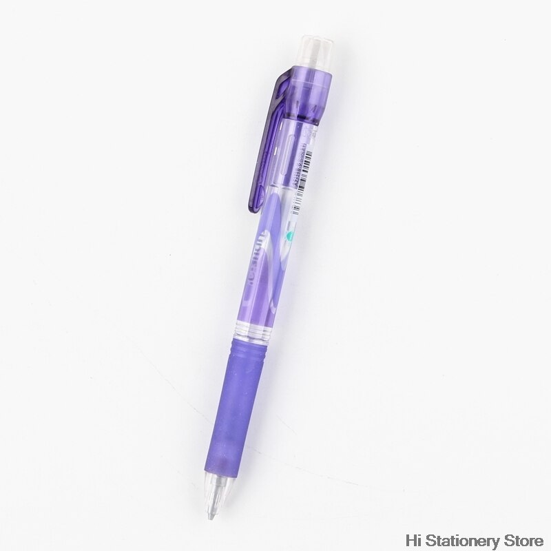 Pentel E-sharp AZ125R Mechanical Pencil 0.5mm Automatic Pencil Japan Black/Blue/Green/Purple/Pink Body Colors Stationery: Pueple 1 pcs