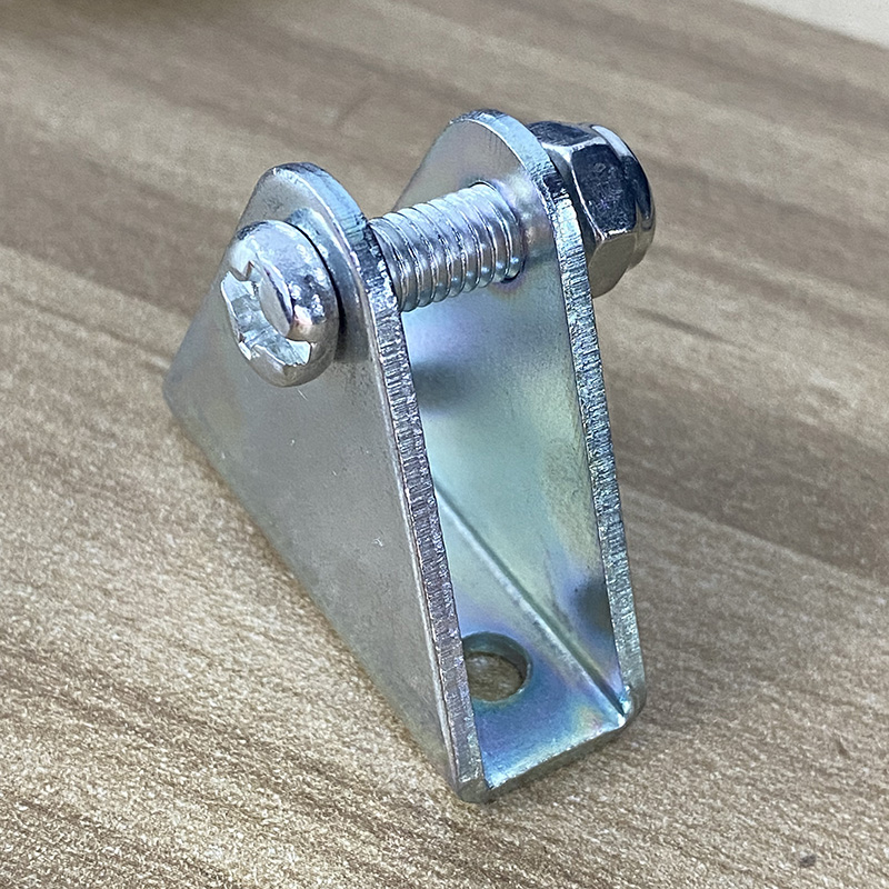 Gegalvaniseerd Ijzer Plaat Beugel Roestwerende Basis Katrol Beugel Statief L-Vormige Vaste Rolling Schorsing Wiellager Kroon Blok