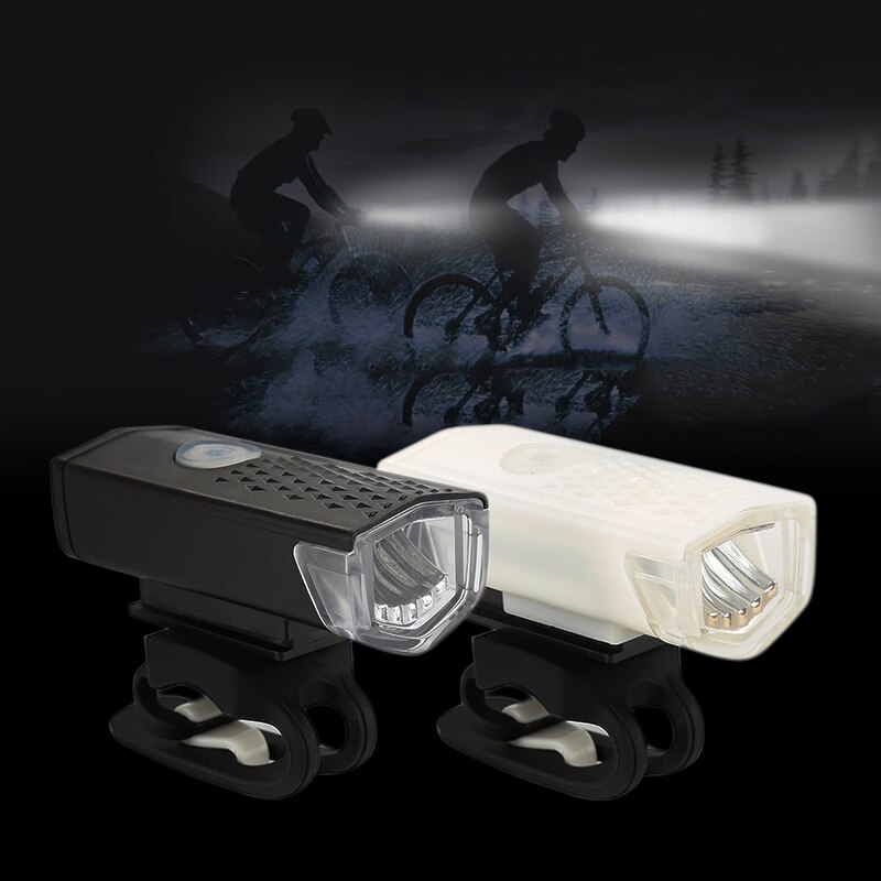 USB Oplaadbare Fiets Licht 400 Lumen 3 Mode Fiets Front Light lamp Fiets Koplamp Fietsen LED Zaklamp Lantaarn Nacht veiligheid