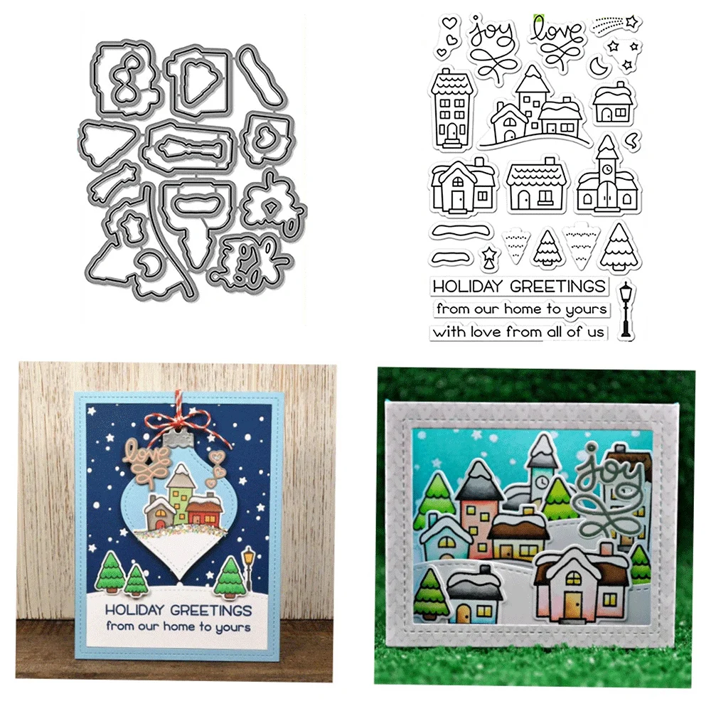 Oh gnome-stämpel på stranden, buntar med genomskinliga stämplar och metallstansar för gör-det-själv-pyssel, kort, scrapbooking, dekoration: M / Choklad