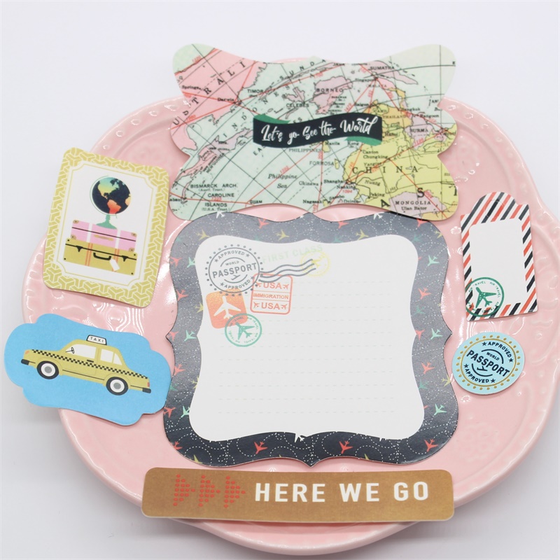 KSCRAFT 32 sztuk bądźmy podróżnikami papierowe naklejki dla scrapbookingu szczęśliwy planista/DIY rzemiosło/ozdoby robić robienia kartek