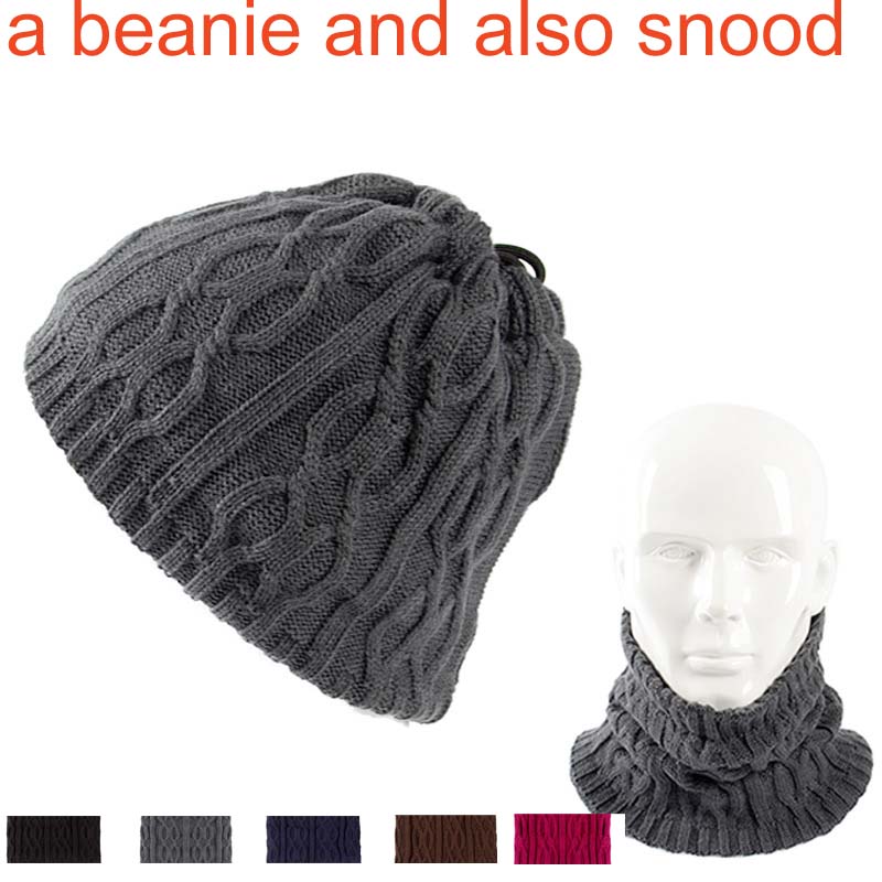 Gorro de lana para hombre, bufanda de invierno, forro polar cálido, gorro, gorro, dos en uno, deportes, esquí, montaña, escalada, invierno, otoño, invierno