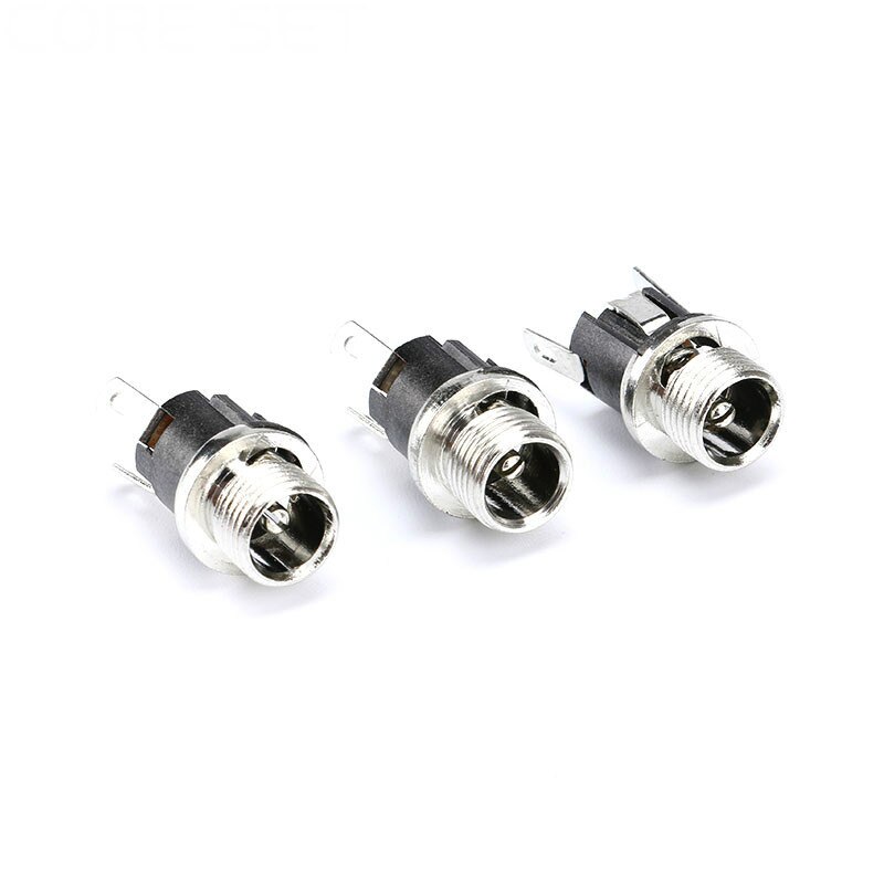 10 Stks/partij DC-053A Dc Plug 5.5-2.1 Vrouwelijke Sockect Jack 5.5 Mm * 2.1 Mm Audio Hoofdtelefoon Connector