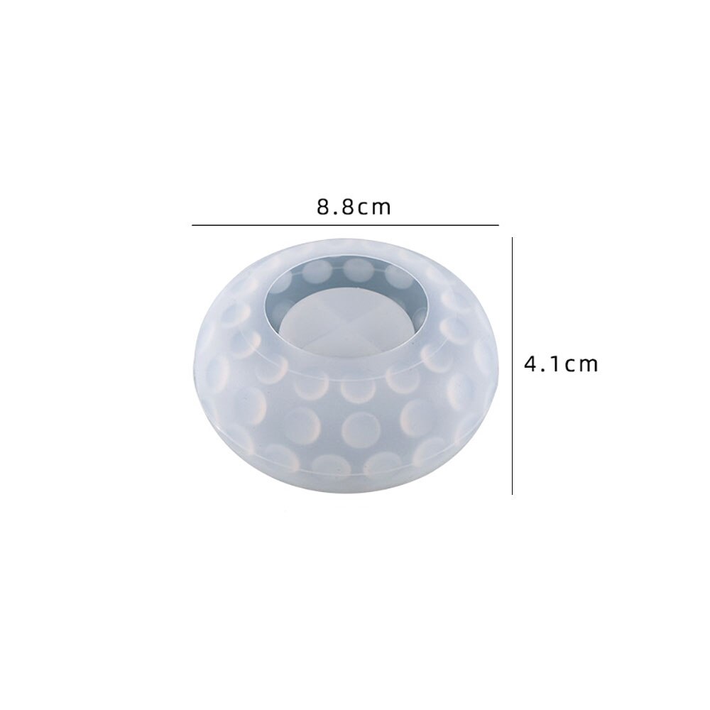 Silicone World Silicone Mold DIY Epoxy Resin Candle Holder Mould Aromatherapy Candle Molds Clay Plaster Mould Glue Mold: Light Grey